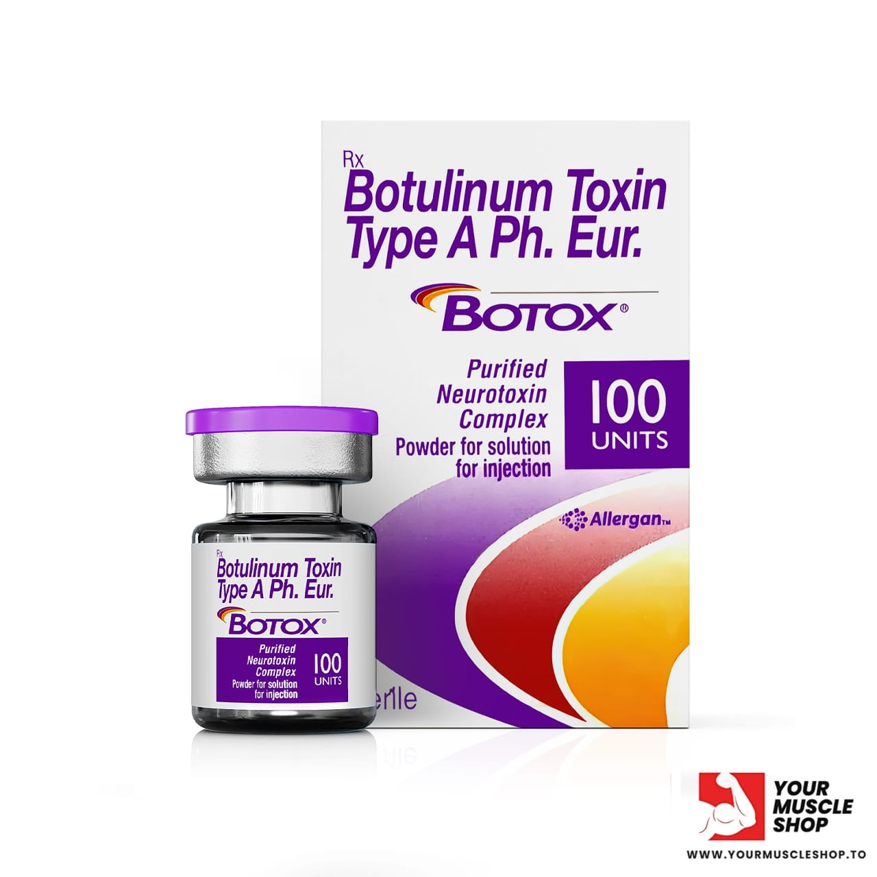 BOTULINUM TOXIN TYPE A PH. EUR. – BOTOX 100UNITS – ALLERGAN HEALTHCARE