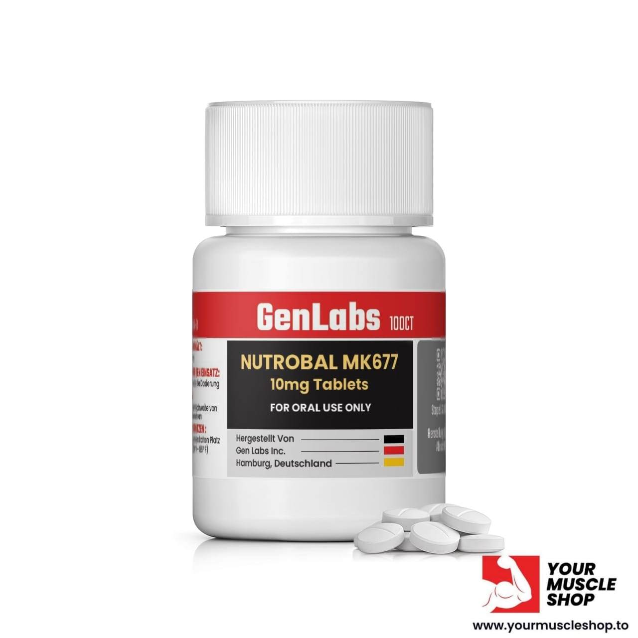 NUTROBAL – MK677 10 MG / PER TAB – 100 TABLETS- GENLABS
