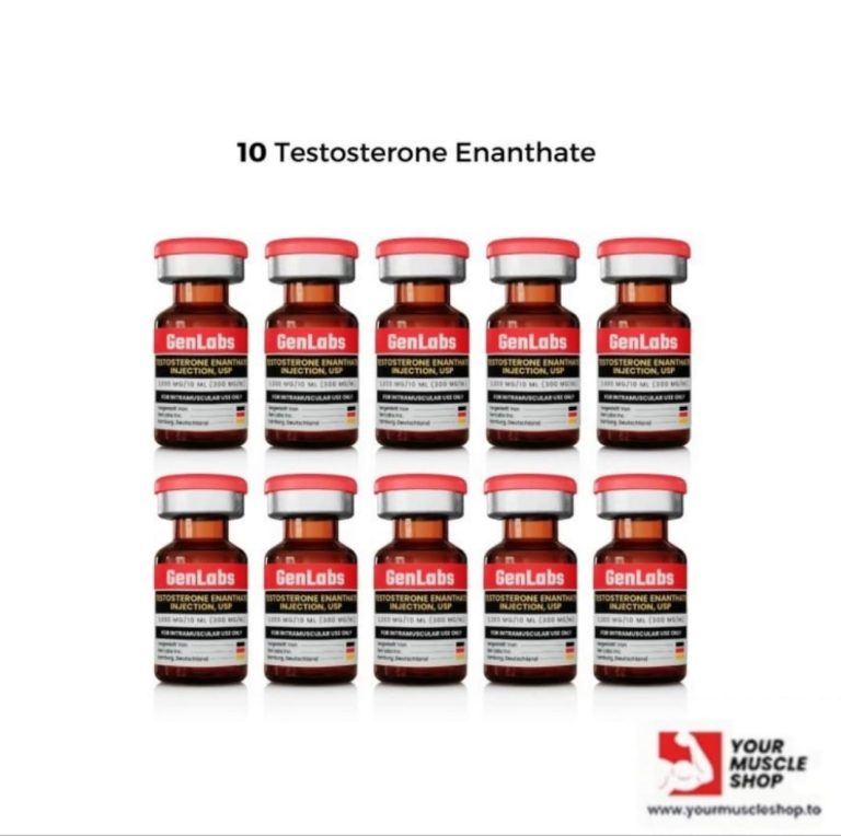 10 – TESTOSTERONE ENANTHATE 300MG / PER ML – GENLABS